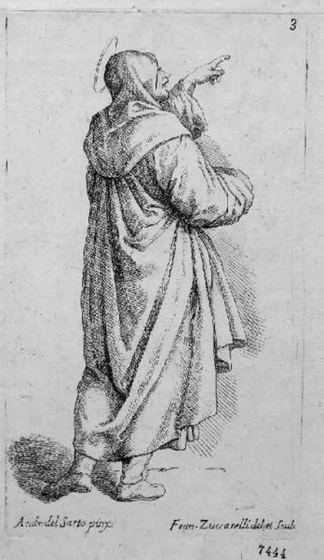 Storia dei Padri Serviti dipinta nel monastero dell'Annunciata di Firenze - incisore, Pinacoteca Tosio Martinengo, Brescia